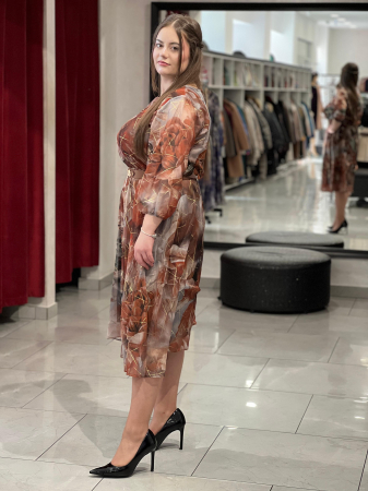 Rochie maro cu auriu 22022 [2]