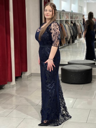Rochie bleumarin mod.469 [2]