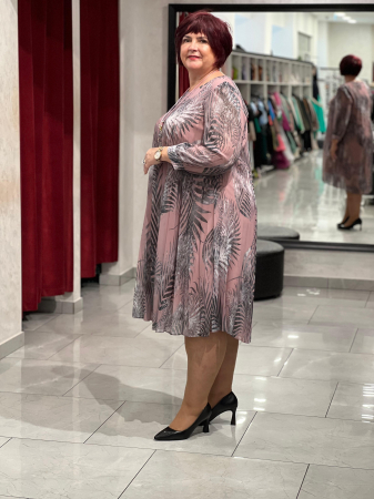 Rochie scurta cu model floral 2134 [1]