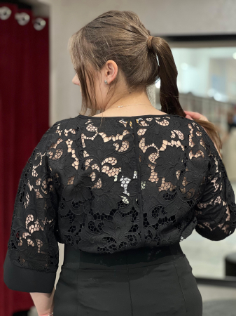 Bluză neagra dantela 11641 [5]
