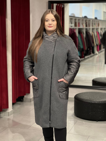Pardesie - Palton gri Brenda 849
