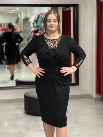 Rochie neagra model linii 961