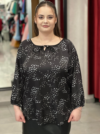 Vezi tot - Bluza dama cu snur si punctulete