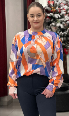 Bluze - Bluza dama model abstract 