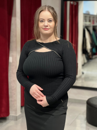 Bluze - Bluza dama neagra