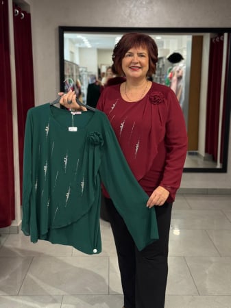Vezi tot - Bluză Miss verde 045