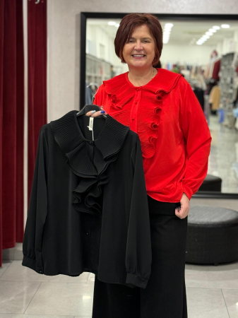 Bluze - Cămașă cu volane TU