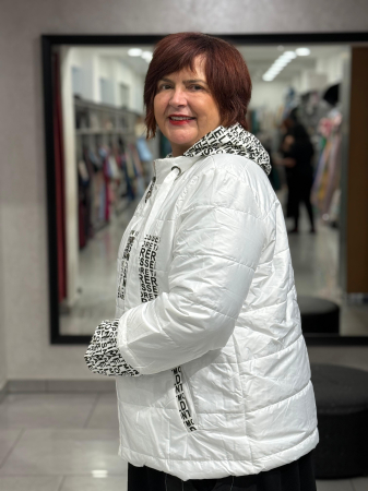 Geacă dama Rules albă [1]