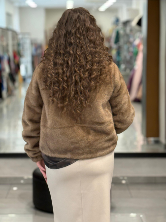 Haina blană eco mocha [2]