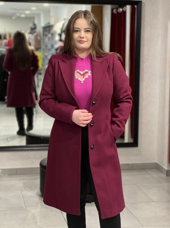 Vezi tot - Palton bordo dama 4289
