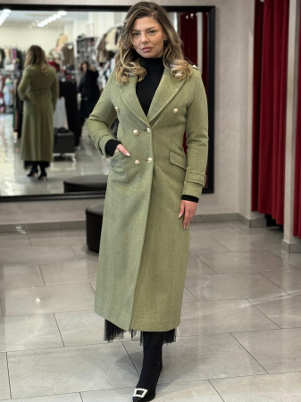 Pardesie - Palton damă oliv 855