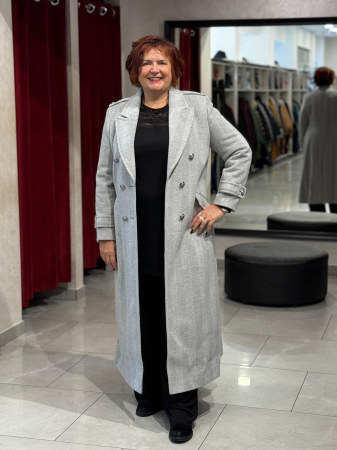 Pardesie - Palton damă gri 855