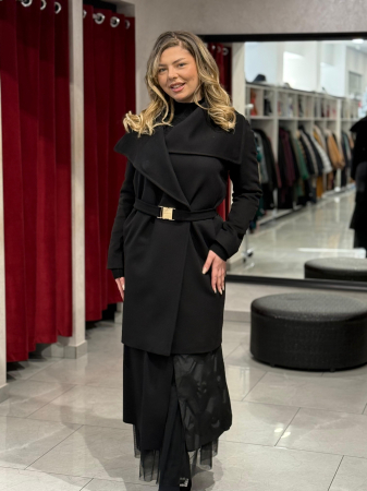 Pardesie - Palton damă negru 855