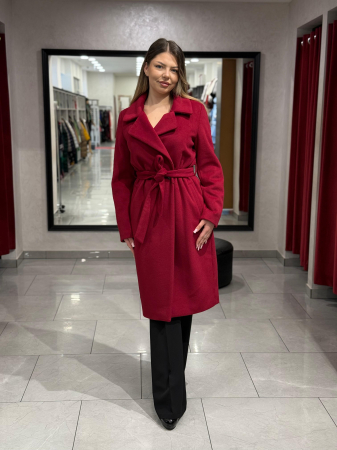 Pardesie - Palton damă roșu Patrizia