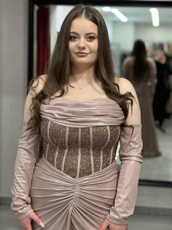 Rochie mulata aurie Bella 7049 [1]