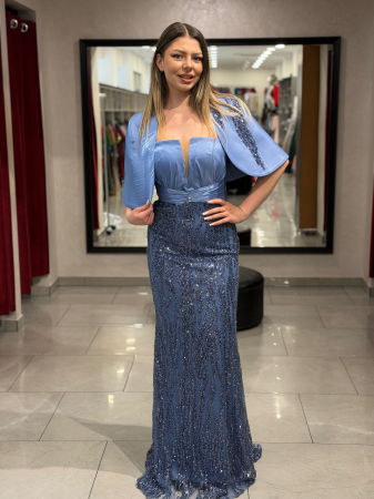 Vezi tot - Rochie bleo cu bolero 60017