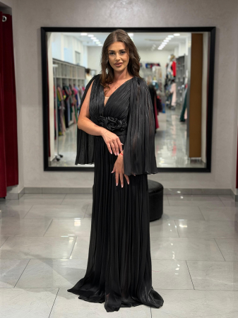 Rochii de seara - Rochie lunga neagra 4630