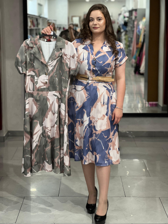 Rochii de zi - Rochie cu print mod. 2257
