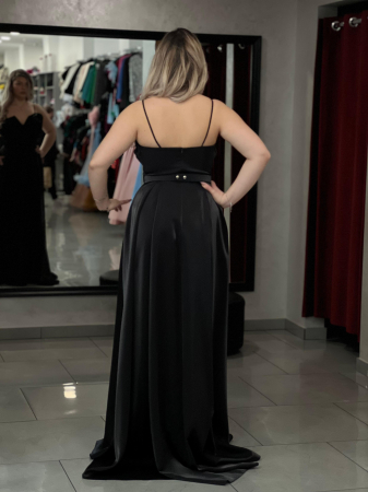 Rochie evazată cu bretele 6346 [3]