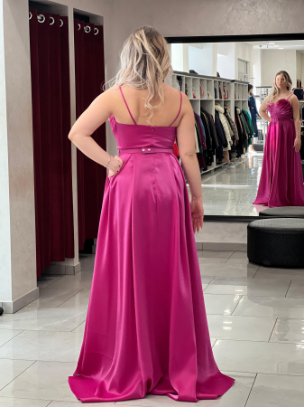 Rochie evazată cu bretele 6346 [5]