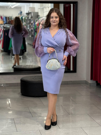 Marimi mari - Rochie lila 4048
