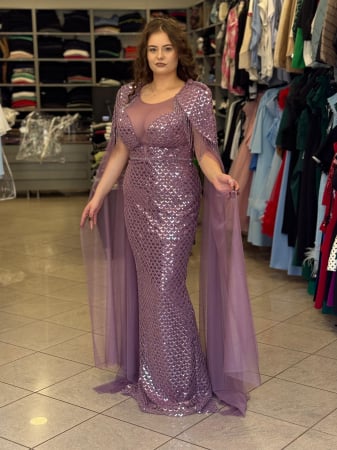Rochii de seara - Rochie lunga rose 9044