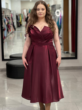 Rochii de seara - Rochie midi evazata 6376