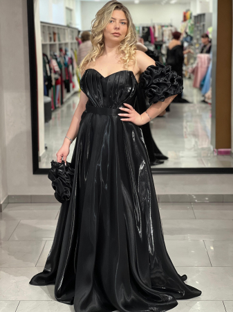 Rochie lunga neagra 3136 [1]