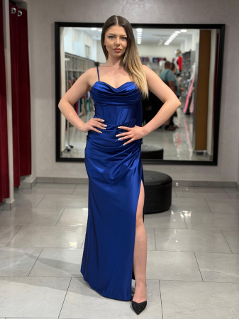 Rochii de seara - Rochie Mona 3336 albastru regal