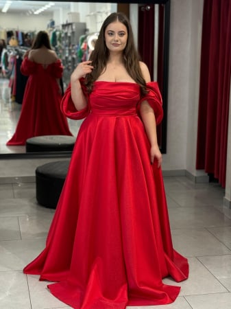 Rochii de seara - Rochie lunga rosie 3112
