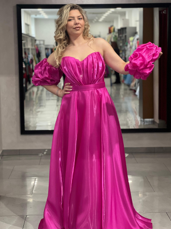 Rochie lunga fucsia 3136 [1]