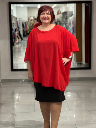 Rochii de seara - Rochie rosie talie unica