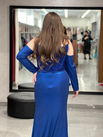 Rochie mulata albastra Bella 7049 [6]