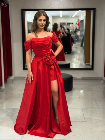 Imbracaminte femei - Rochie rosie 4622
