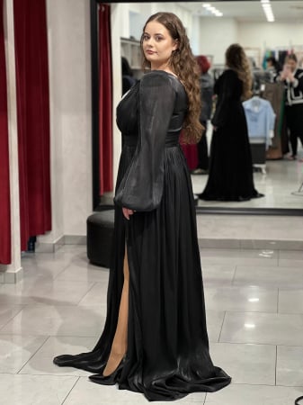 Rochie neagra evazată 15520 [2]