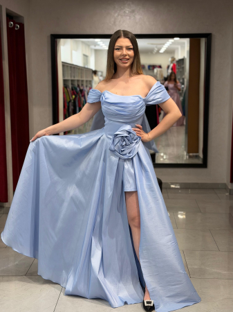 Imbracaminte femei - Rochie baby blue 4622