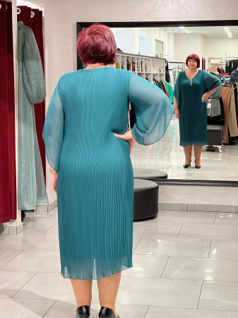 Rochie scurta cu pliuri mici 10010 [3]