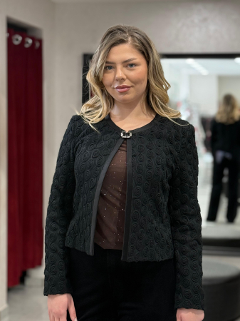 Sacouri - Sacou negru 1057