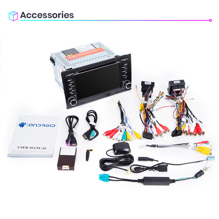 Navigatie JunSun Android 2gb carplay Audi A4 B6, B7 2000 - 2008, gps, wifi, bluetooth, android auto [6]