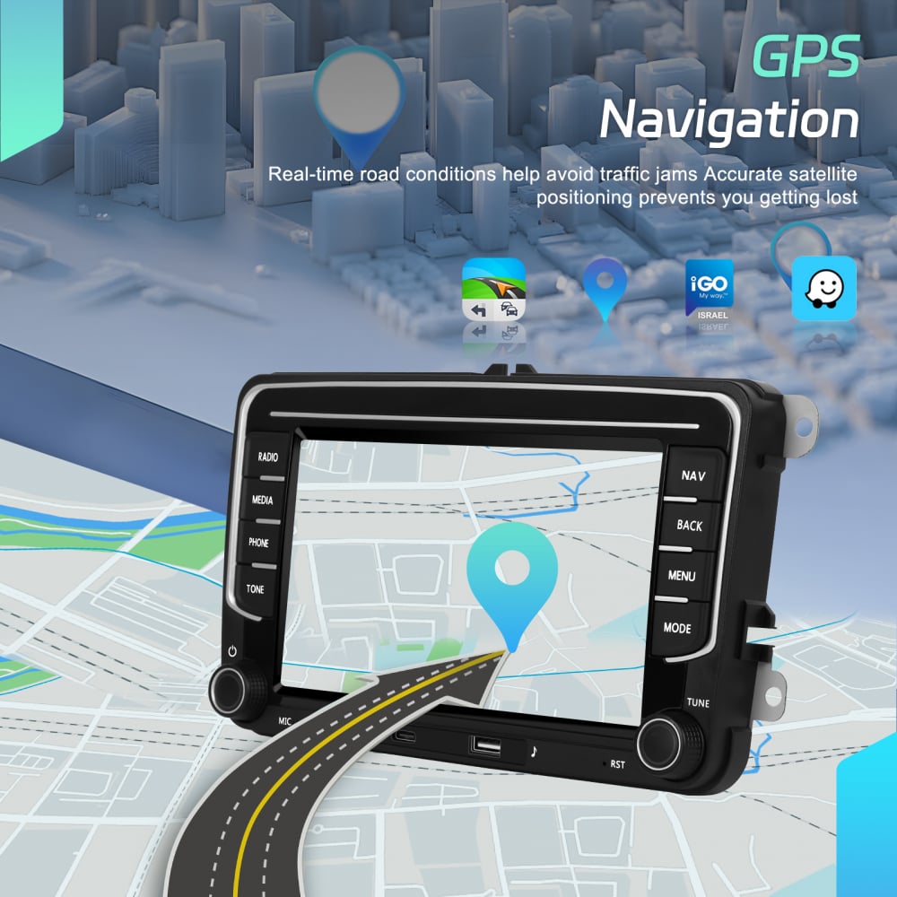 Navigatie Android Carplay, 4gbRAM, Display 9 inch, Carplay, 4 Core [5]