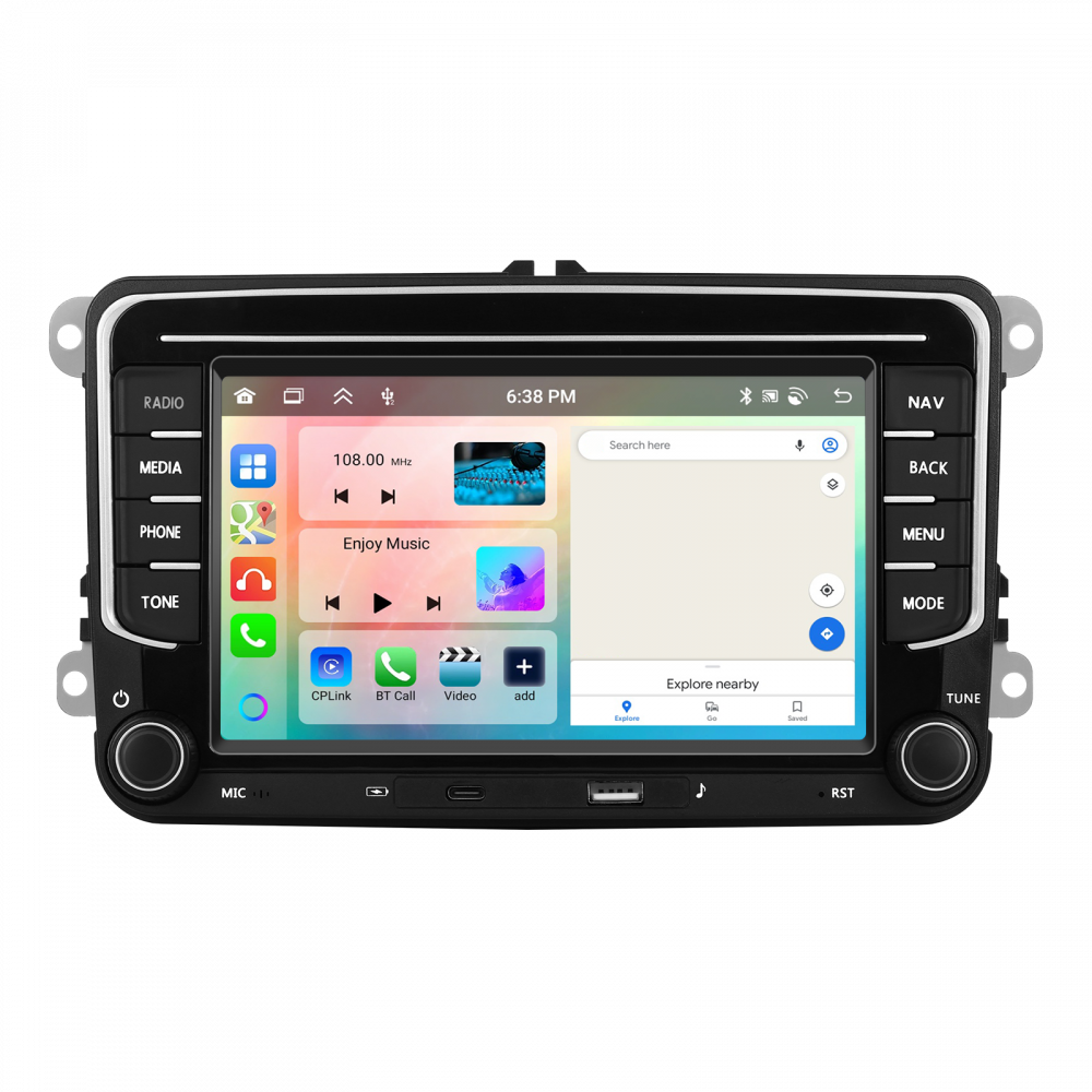 Navigatie Android Carplay, 4gbRAM, Display 9 inch, Carplay, 4 Core [1]