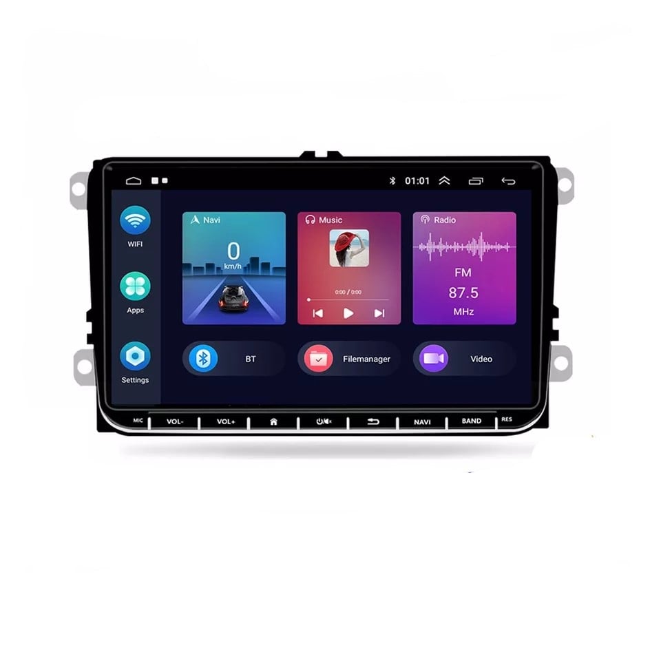 Navigatie Android, 4GB RAM, Carplay, GPS, Dedicata VW Passat B6, B7, Golf 5, 6, Jetta, Polo, Touran, WiFi, 2 x USB, Bluetooth [5]