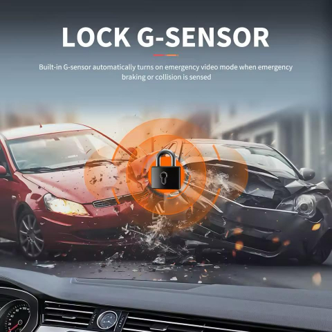 Camera Auto 4K, Inregistrare in bucla, Vedere nocturna, G-Sensor, Camera video marsarier inclusa in pachet [8]