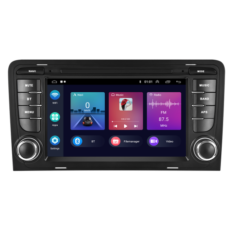 Audi - Navigatie Android 2gbRam Carplay Audi A3 S3 2003-2013, gps, wifi, bluetooth, android auto