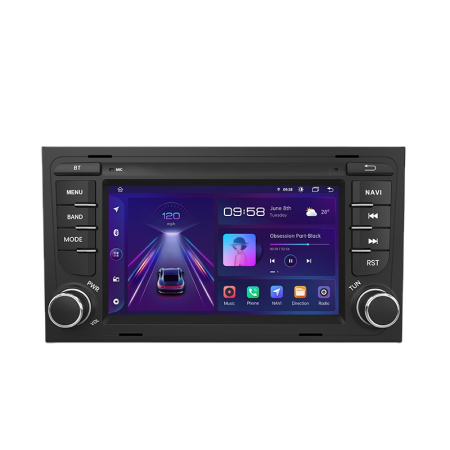 Audi A3 - Navigatie JunSun Android 2gb carplay Audi A4 B6, B7 2000 - 2008, gps, wifi, bluetooth, android auto