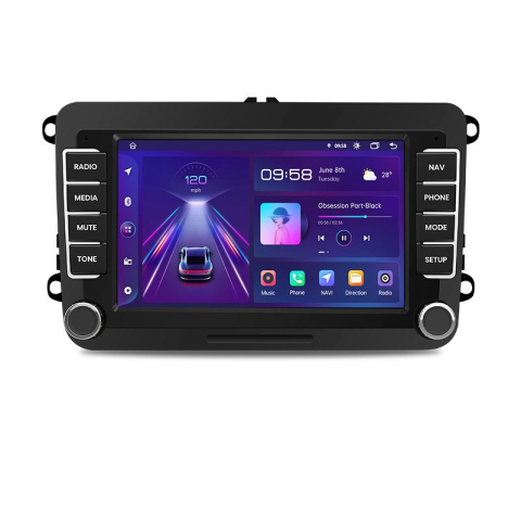 Volkswagen - Navigatie Junsun Android, 2gb ram, Carplay, Android, pentru VW Passat CC, B7, B6, Golf 5, 6, Touran, Skoda, Octavia, Seat, Wi-Fi, Usb, Canbus Extern