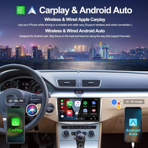 Navigatie Android 4gbRAM 64GB rom, Android 10, CarPlay si Android Auto, ecran 10 Inch, pentru Volkswagen Passat B6, B7, CC, GPS - Copie [1]