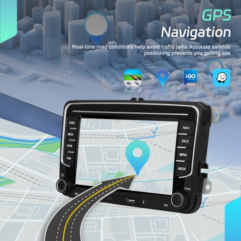 Navigatie Android Carplay, 4gbRAM, Display 9 inch, Carplay, 4 Core [4]