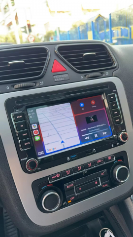 Navigatie Android, 4gbRAM, Carplay slot SIM, Display 7 inch, Carplay, 8 Core, pentru Passat B6,7, Eos, Tiguan, Golf 5,6, Skoda Octavia 2, Caddy, Sharan, Jetta Fabia, Superb, Seat Leon, Altea, Toledo, [1]