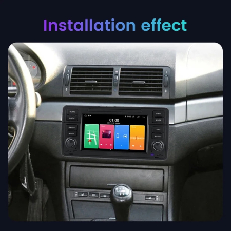 Navigatie Android JunSun 2gbRam BMW E46, carplay, wifi, gps, bluetooth [4]